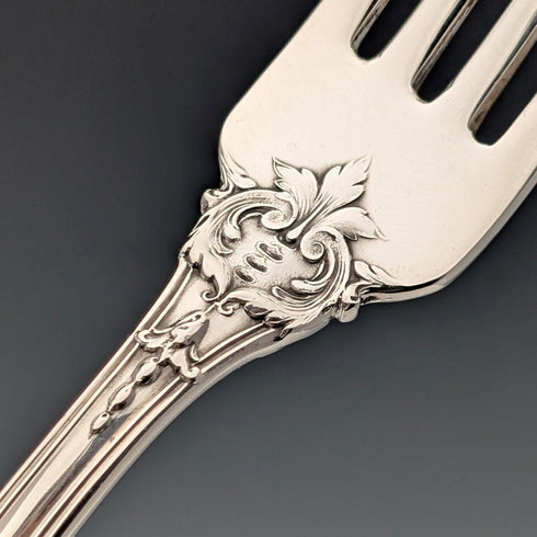 American vintage pure sterling silver dinner cutlery, 6 pairs, 670g, Reed&Barton